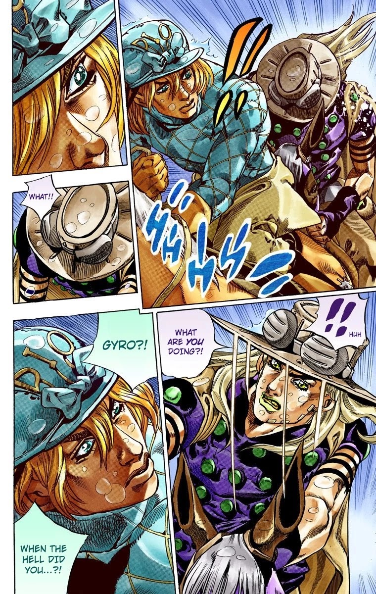 JoJo's Bizarre Adventure Part 7 - Steel Ball Run (Official Colored) chapter 38 page 45