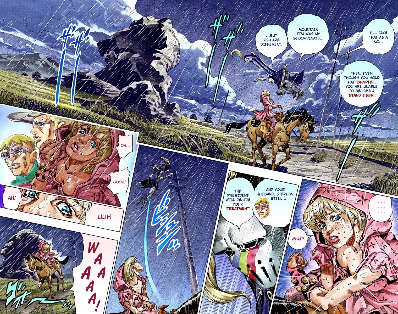 JoJo's Bizarre Adventure Part 7 - Steel Ball Run (Official Colored) chapter 38 page 5