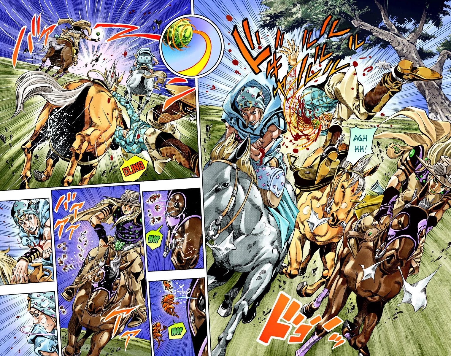 JoJo's Bizarre Adventure Part 7 - Steel Ball Run (Official Colored) chapter 39 page 15