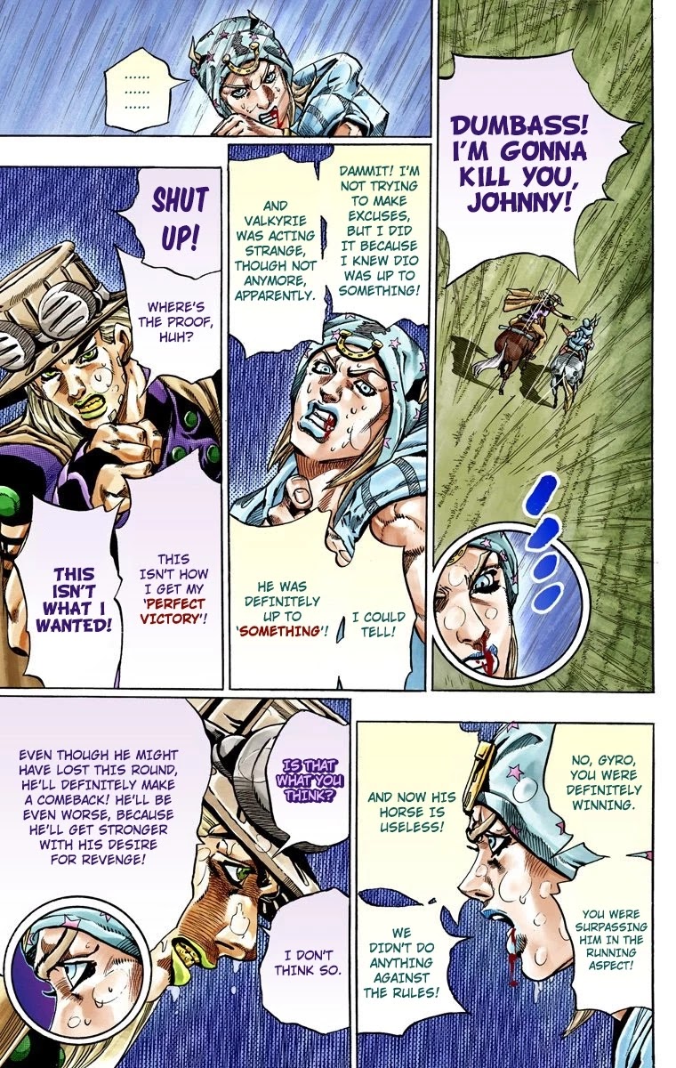 JoJo's Bizarre Adventure Part 7 - Steel Ball Run (Official Colored) chapter 39 page 19