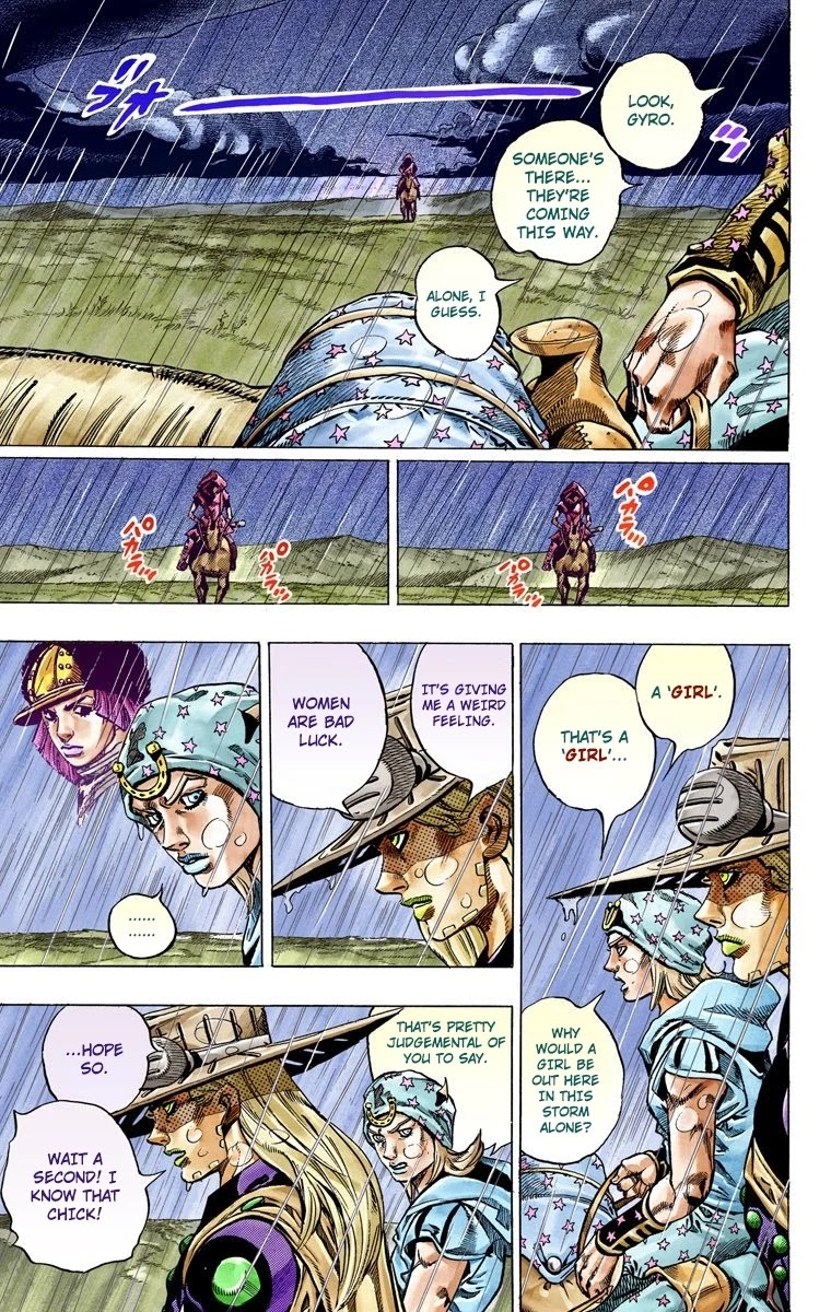 JoJo's Bizarre Adventure Part 7 - Steel Ball Run (Official Colored) chapter 39 page 21