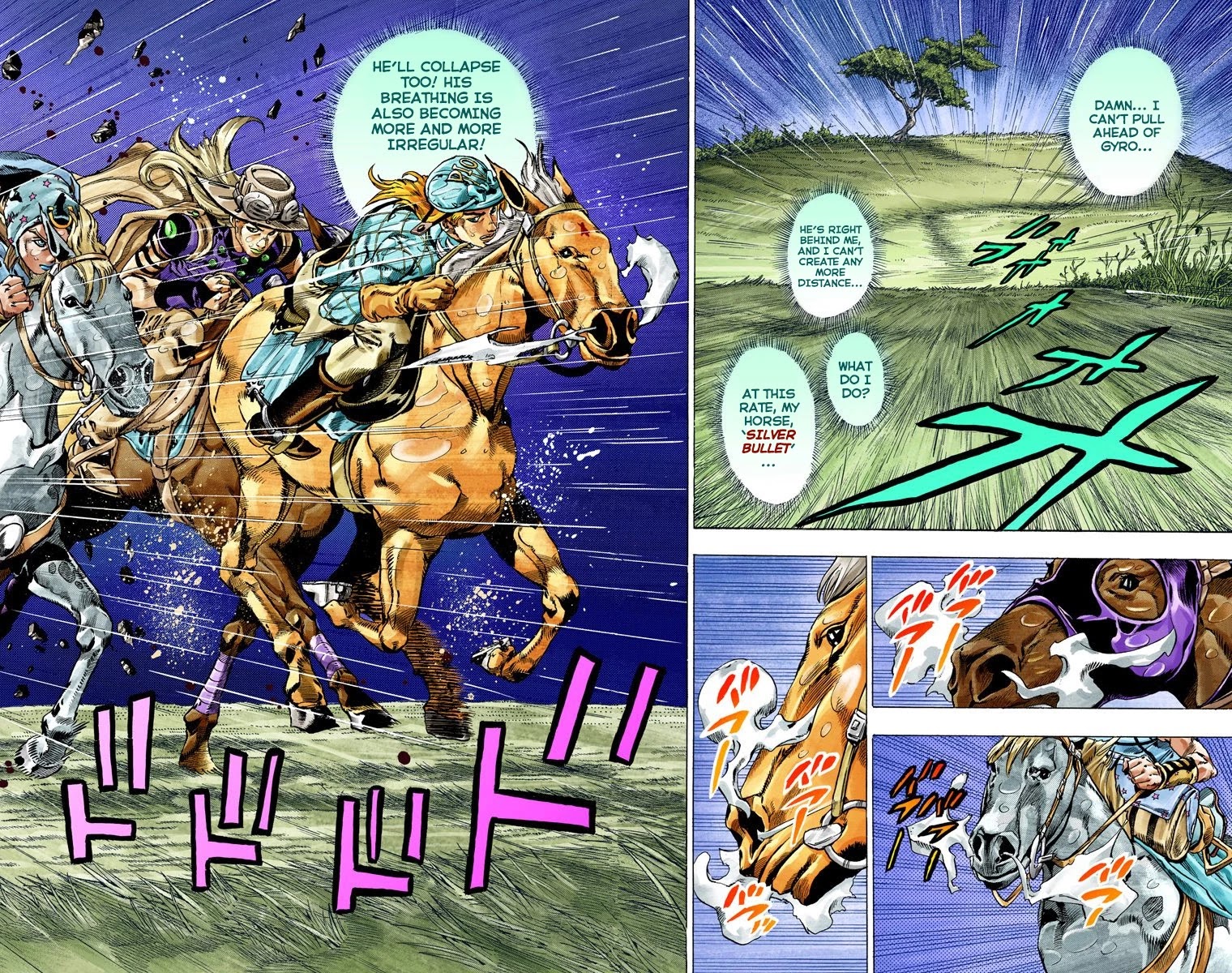 JoJo's Bizarre Adventure Part 7 - Steel Ball Run (Official Colored) chapter 39 page 3
