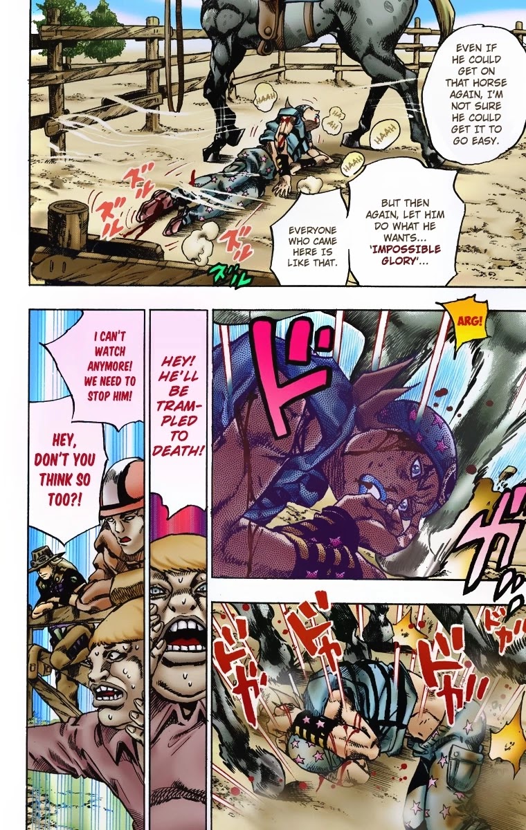 JoJo's Bizarre Adventure Part 7 - Steel Ball Run (Official Colored) chapter 4 page 10