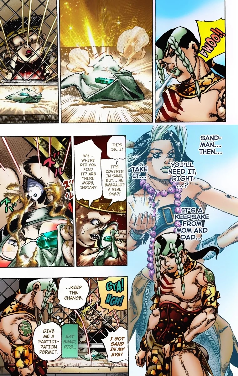 JoJo's Bizarre Adventure Part 7 - Steel Ball Run (Official Colored) chapter 4 page 15