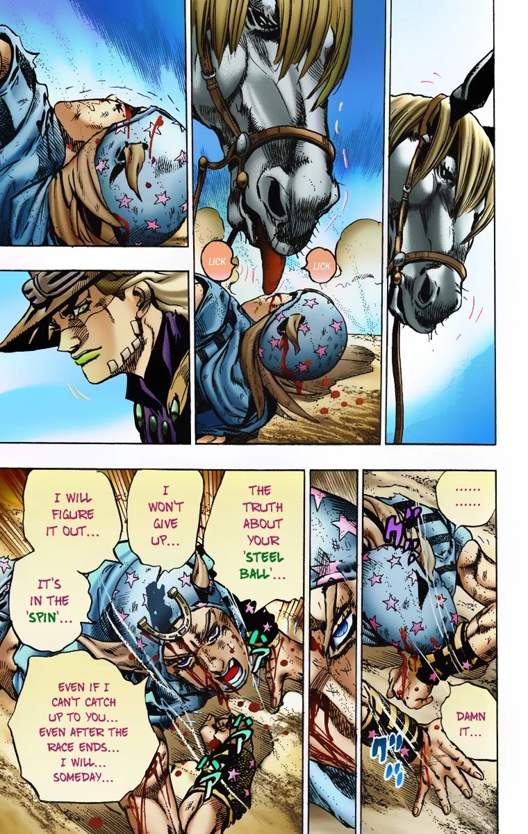 JoJo's Bizarre Adventure Part 7 - Steel Ball Run (Official Colored) chapter 4 page 22