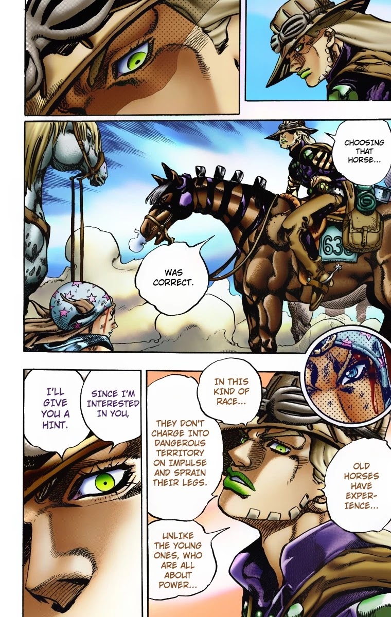 JoJo's Bizarre Adventure Part 7 - Steel Ball Run (Official Colored) chapter 4 page 23