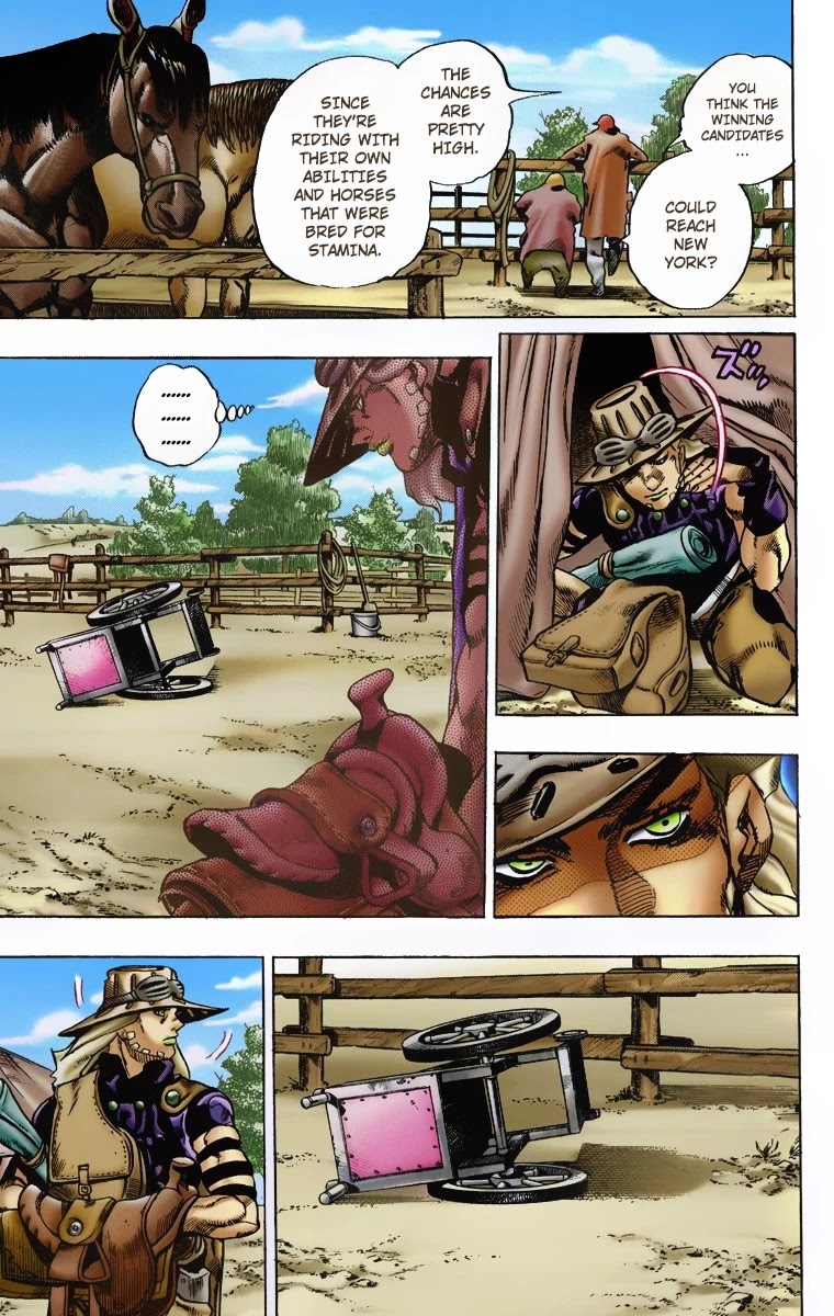 JoJo's Bizarre Adventure Part 7 - Steel Ball Run (Official Colored) chapter 4 page 5