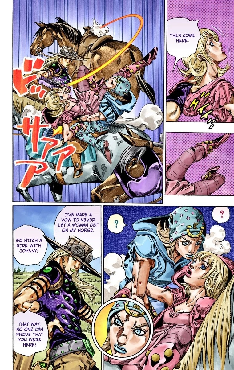 JoJo's Bizarre Adventure Part 7 - Steel Ball Run (Official Colored) chapter 40 page 24