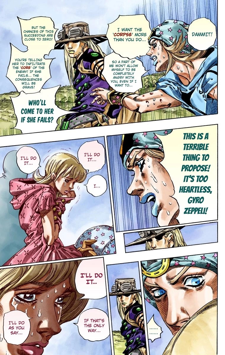 JoJo's Bizarre Adventure Part 7 - Steel Ball Run (Official Colored) chapter 40 page 32