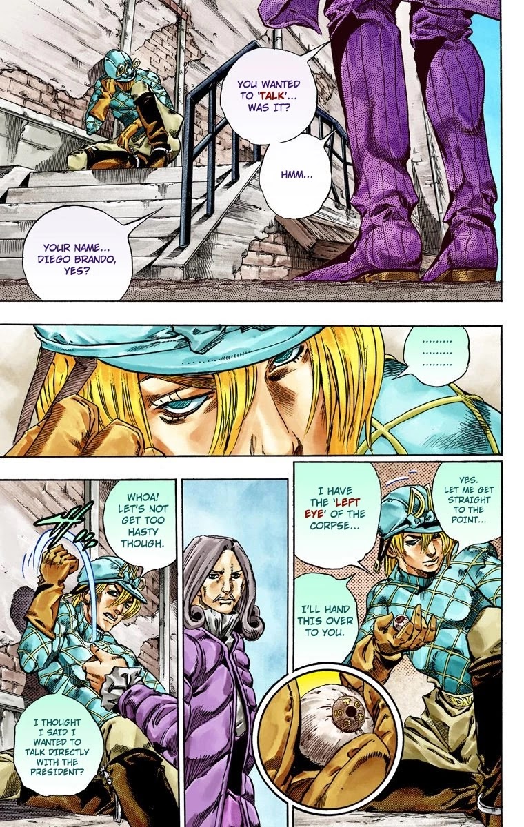 JoJo's Bizarre Adventure Part 7 - Steel Ball Run (Official Colored) chapter 40 page 35