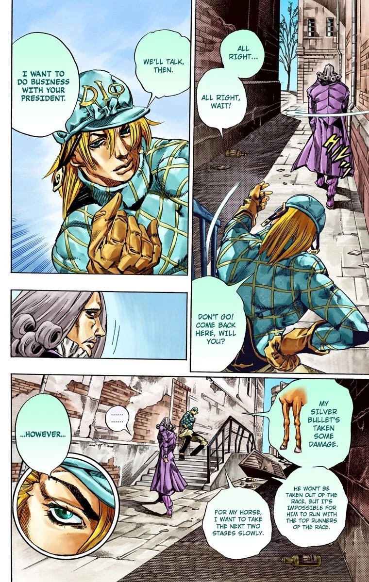 JoJo's Bizarre Adventure Part 7 - Steel Ball Run (Official Colored) chapter 40 page 36