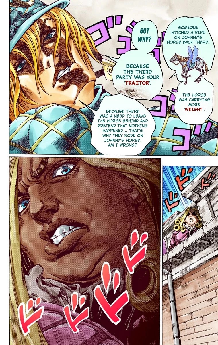 JoJo's Bizarre Adventure Part 7 - Steel Ball Run (Official Colored) chapter 40 page 42