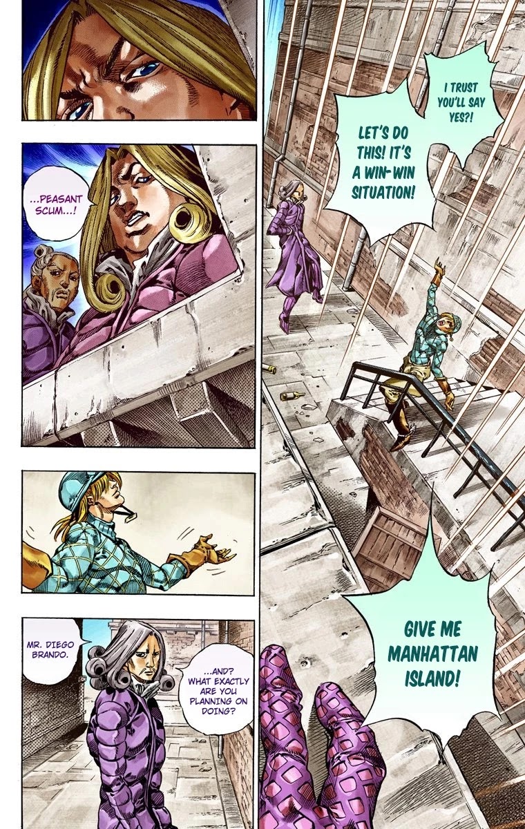 JoJo's Bizarre Adventure Part 7 - Steel Ball Run (Official Colored) chapter 40 page 44