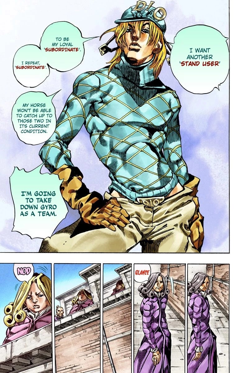 JoJo's Bizarre Adventure Part 7 - Steel Ball Run (Official Colored) chapter 40 page 45