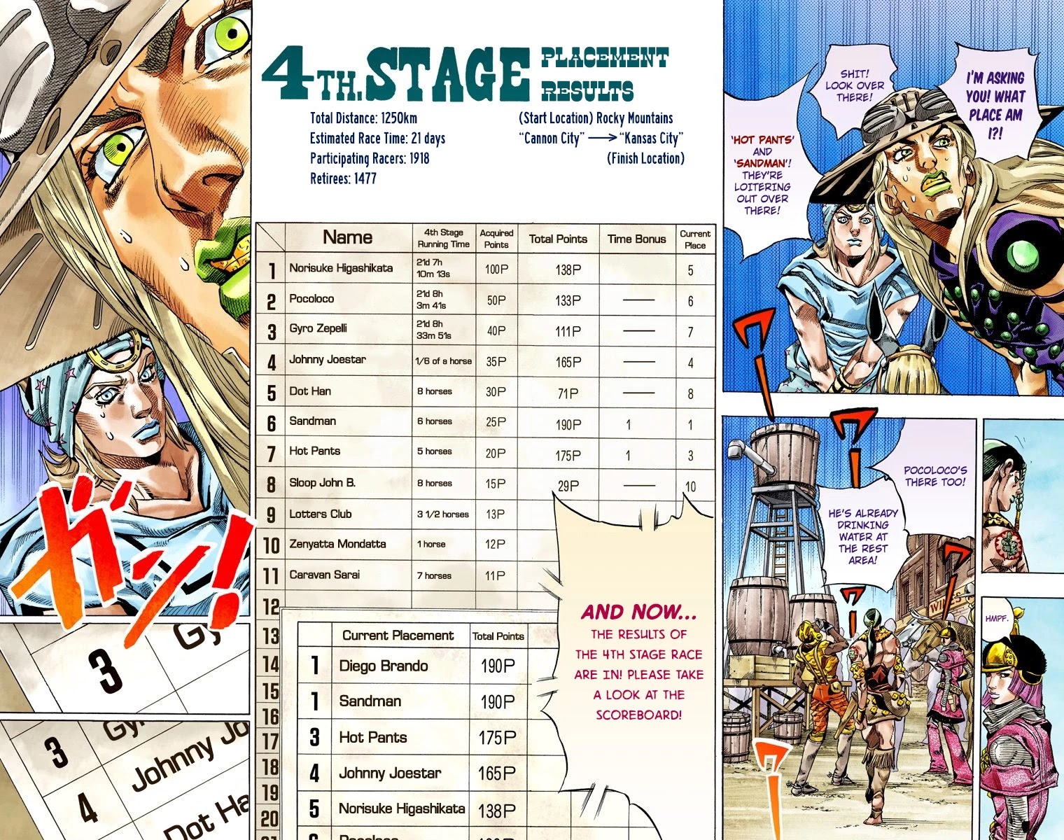 JoJo's Bizarre Adventure Part 7 - Steel Ball Run (Official Colored) chapter 40 page 8