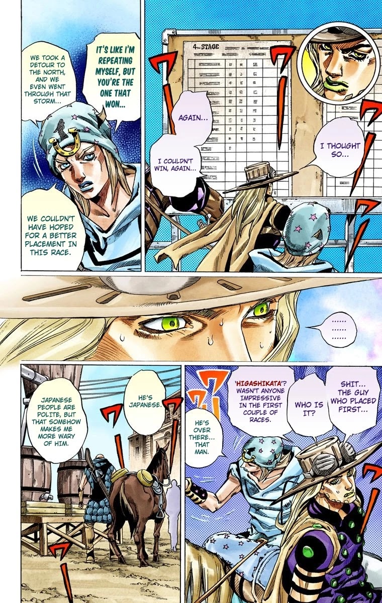 JoJo's Bizarre Adventure Part 7 - Steel Ball Run (Official Colored) chapter 40 page 9