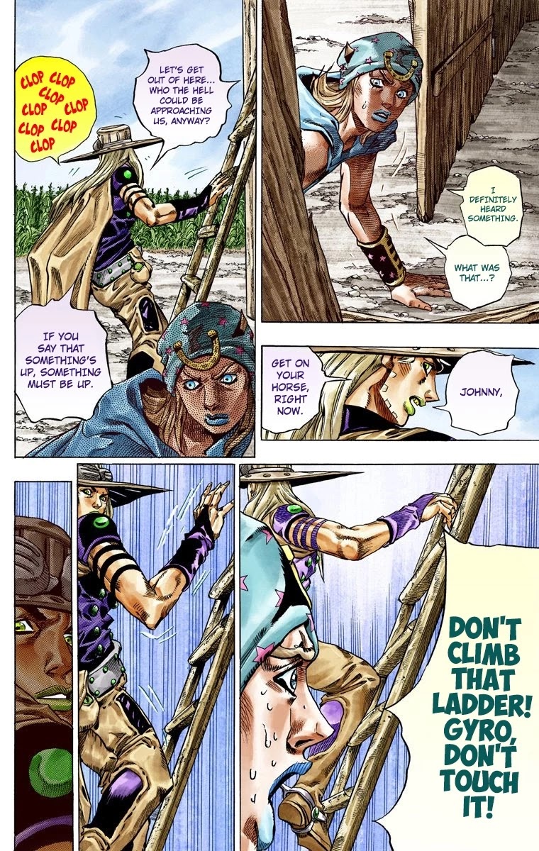 JoJo's Bizarre Adventure Part 7 - Steel Ball Run (Official Colored) chapter 41 page 16
