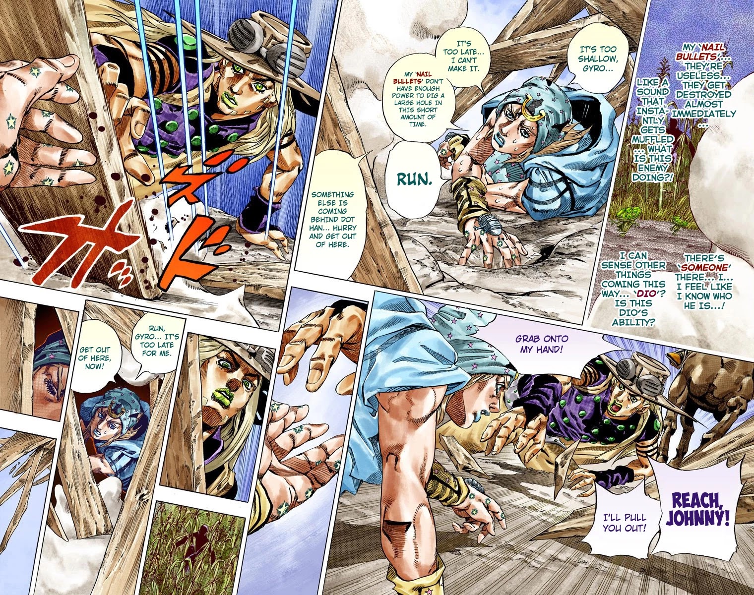 JoJo's Bizarre Adventure Part 7 - Steel Ball Run (Official Colored) chapter 41 page 31