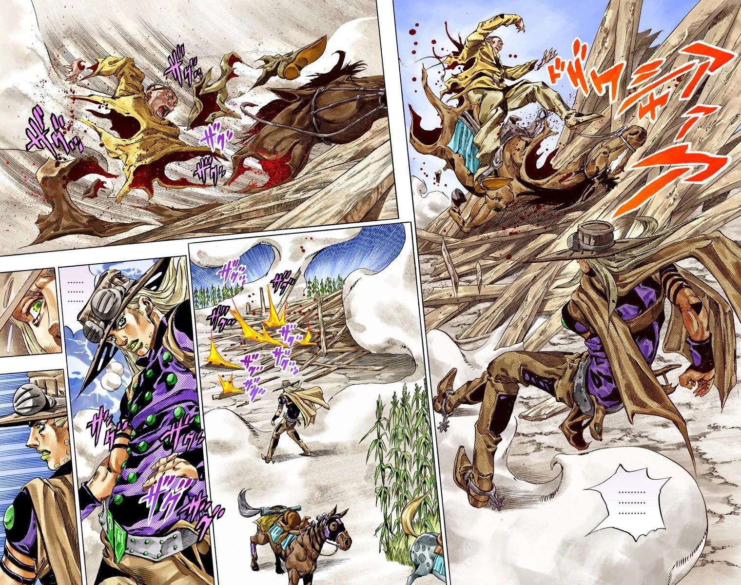 JoJo's Bizarre Adventure Part 7 - Steel Ball Run (Official Colored) chapter 41 page 32