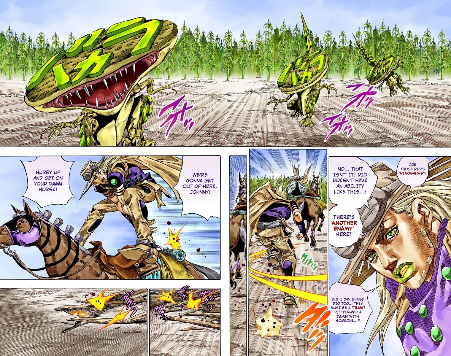 JoJo's Bizarre Adventure Part 7 - Steel Ball Run (Official Colored) chapter 41 page 33