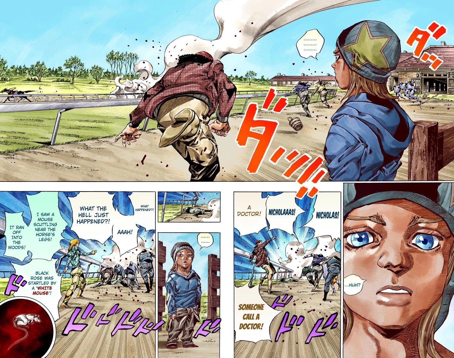 JoJo's Bizarre Adventure Part 7 - Steel Ball Run (Official Colored) chapter 42 page 16