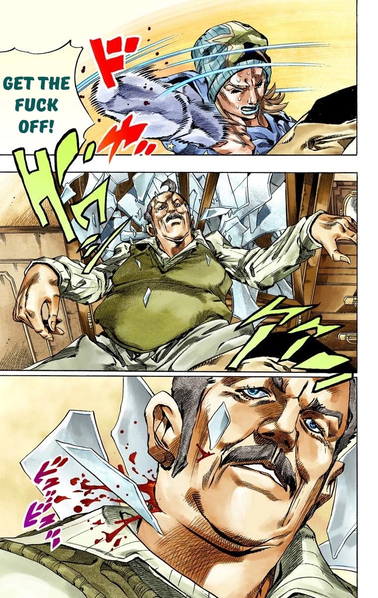 JoJo's Bizarre Adventure Part 7 - Steel Ball Run (Official Colored) chapter 42 page 24