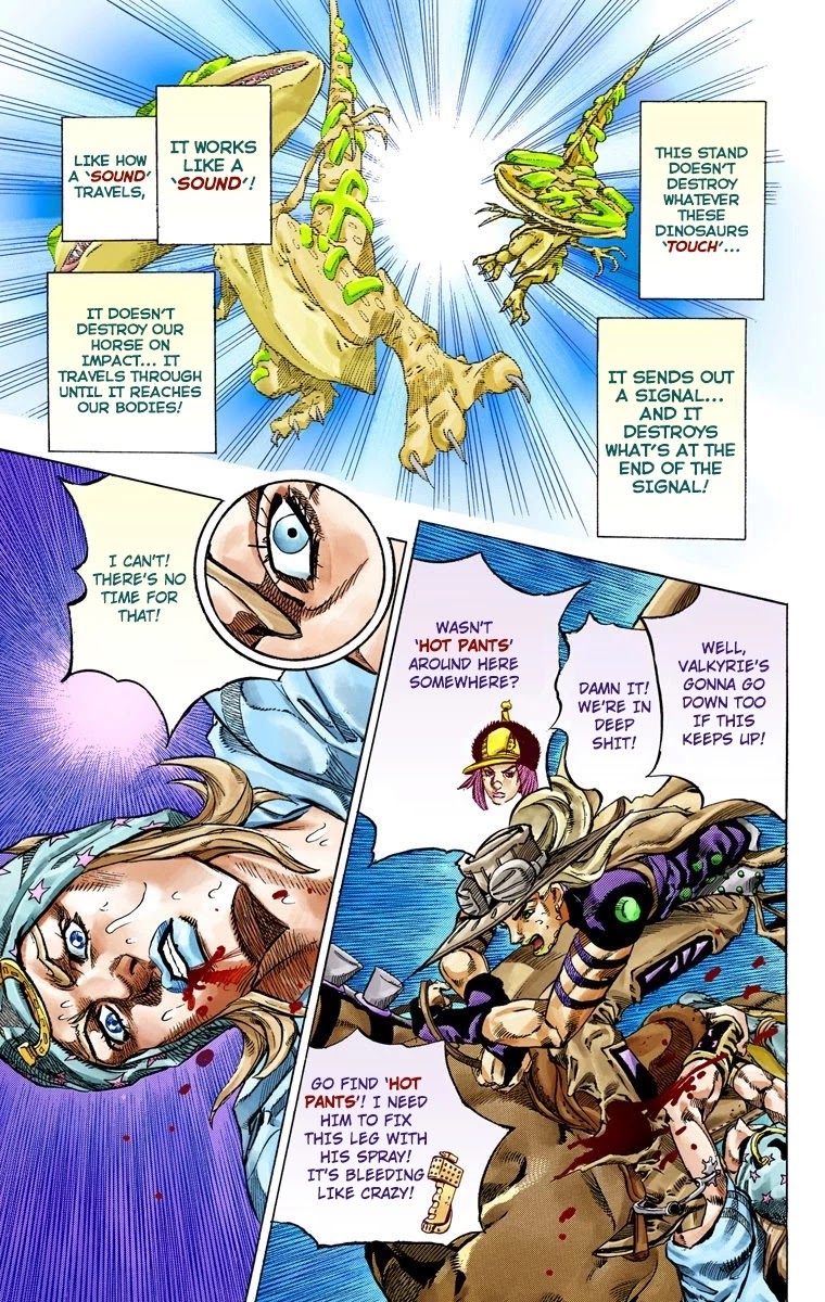 JoJo's Bizarre Adventure Part 7 - Steel Ball Run (Official Colored) chapter 42 page 34
