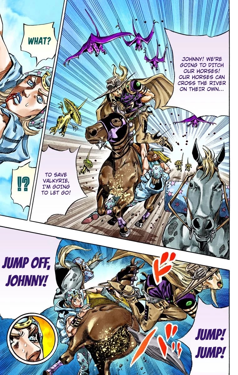 JoJo's Bizarre Adventure Part 7 - Steel Ball Run (Official Colored) chapter 42 page 37