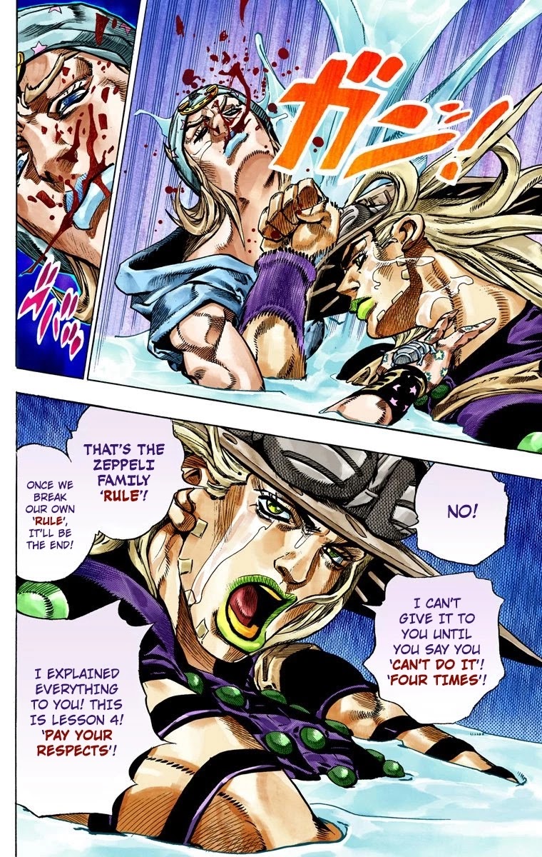 JoJo's Bizarre Adventure Part 7 - Steel Ball Run (Official Colored) chapter 43 page 27