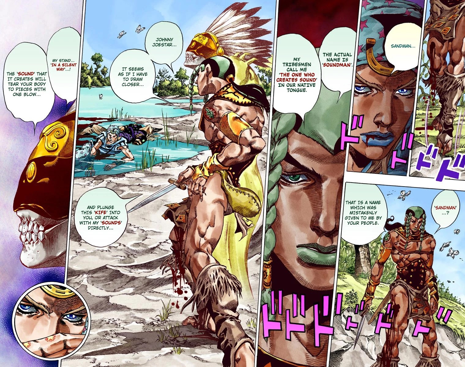 JoJo's Bizarre Adventure Part 7 - Steel Ball Run (Official Colored) chapter 44 page 23