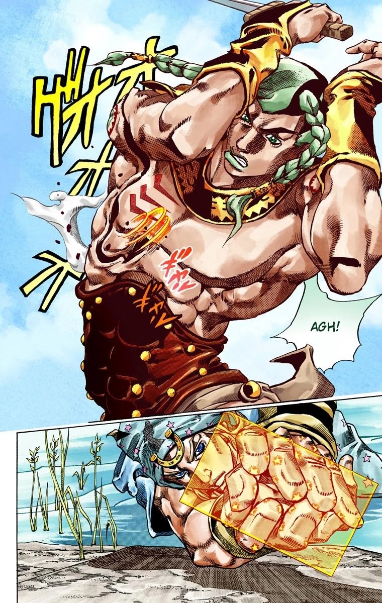 JoJo's Bizarre Adventure Part 7 - Steel Ball Run (Official Colored) chapter 44 page 33