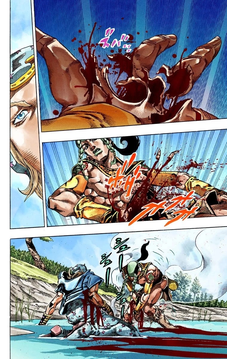 JoJo's Bizarre Adventure Part 7 - Steel Ball Run (Official Colored) chapter 44 page 35