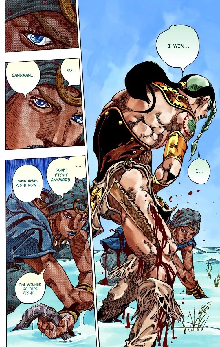 JoJo's Bizarre Adventure Part 7 - Steel Ball Run (Official Colored) chapter 44 page 37
