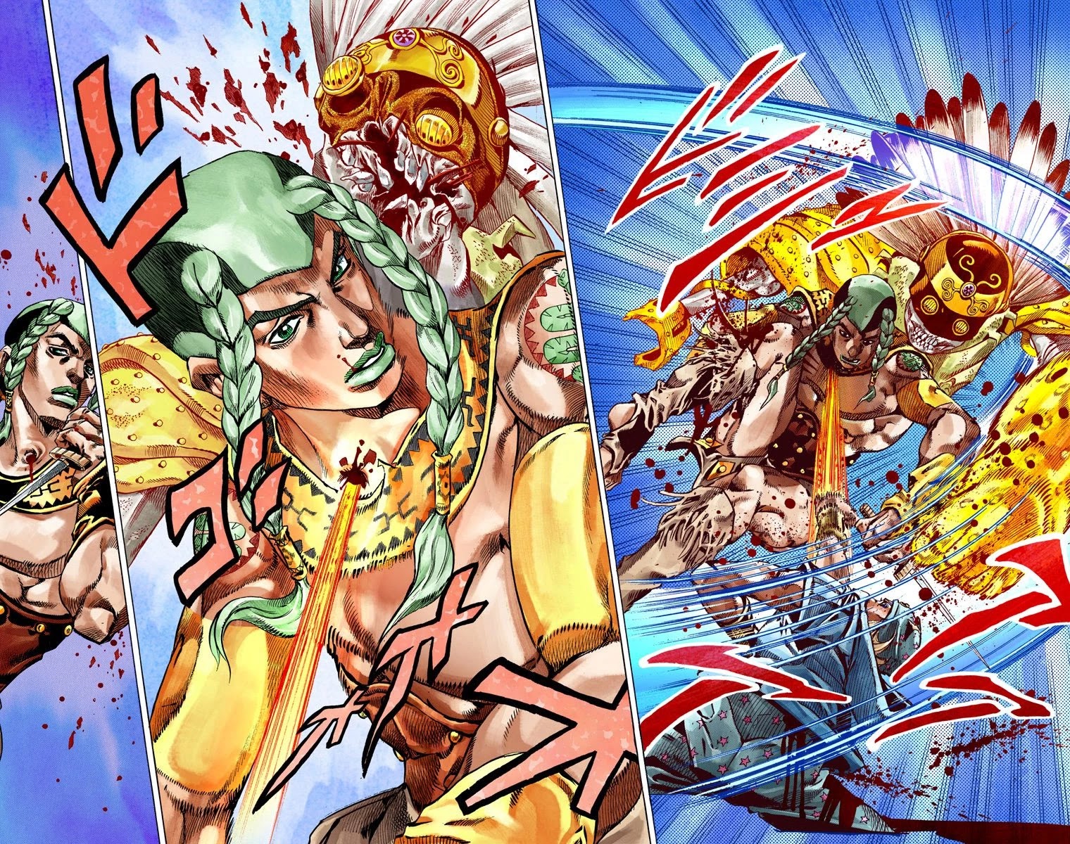 JoJo's Bizarre Adventure Part 7 - Steel Ball Run (Official Colored) chapter 44 page 40