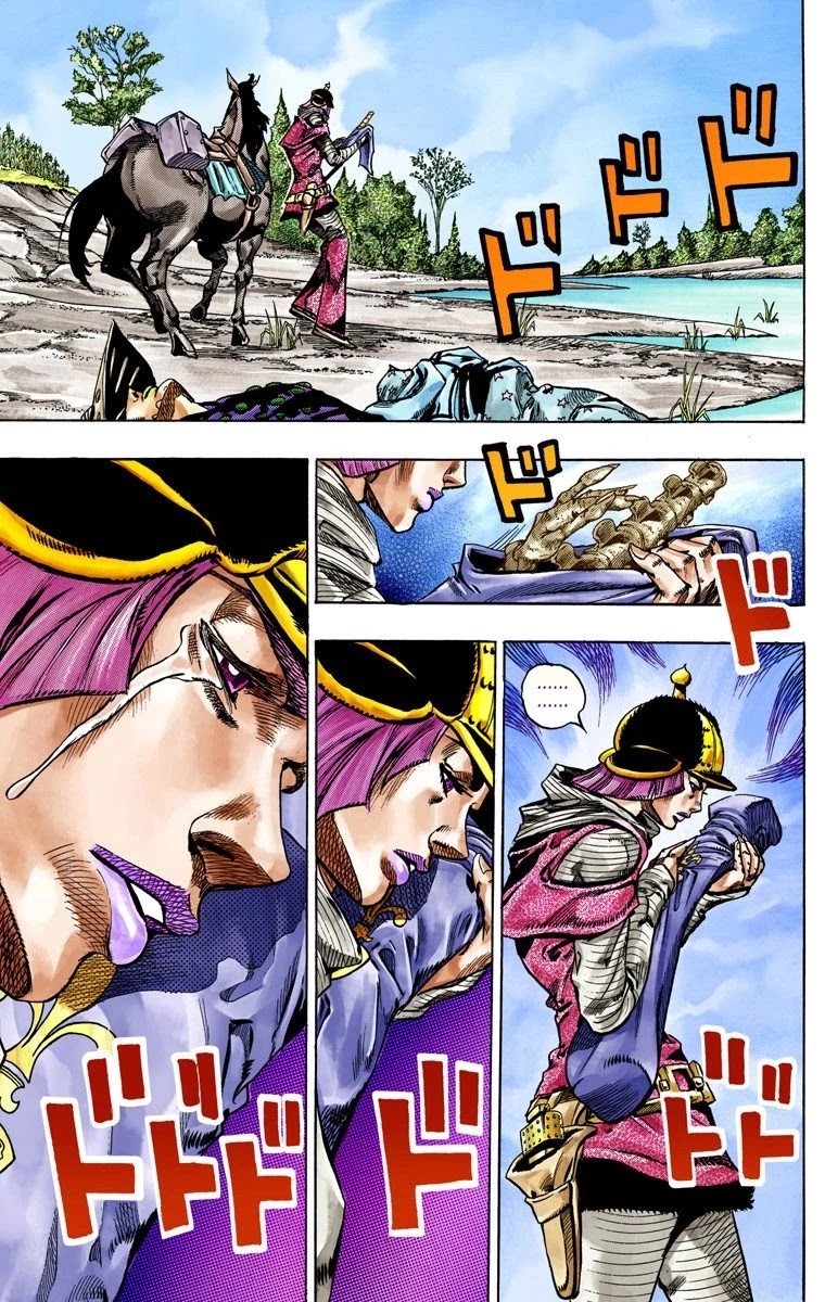 JoJo's Bizarre Adventure Part 7 - Steel Ball Run (Official Colored) chapter 44 page 48