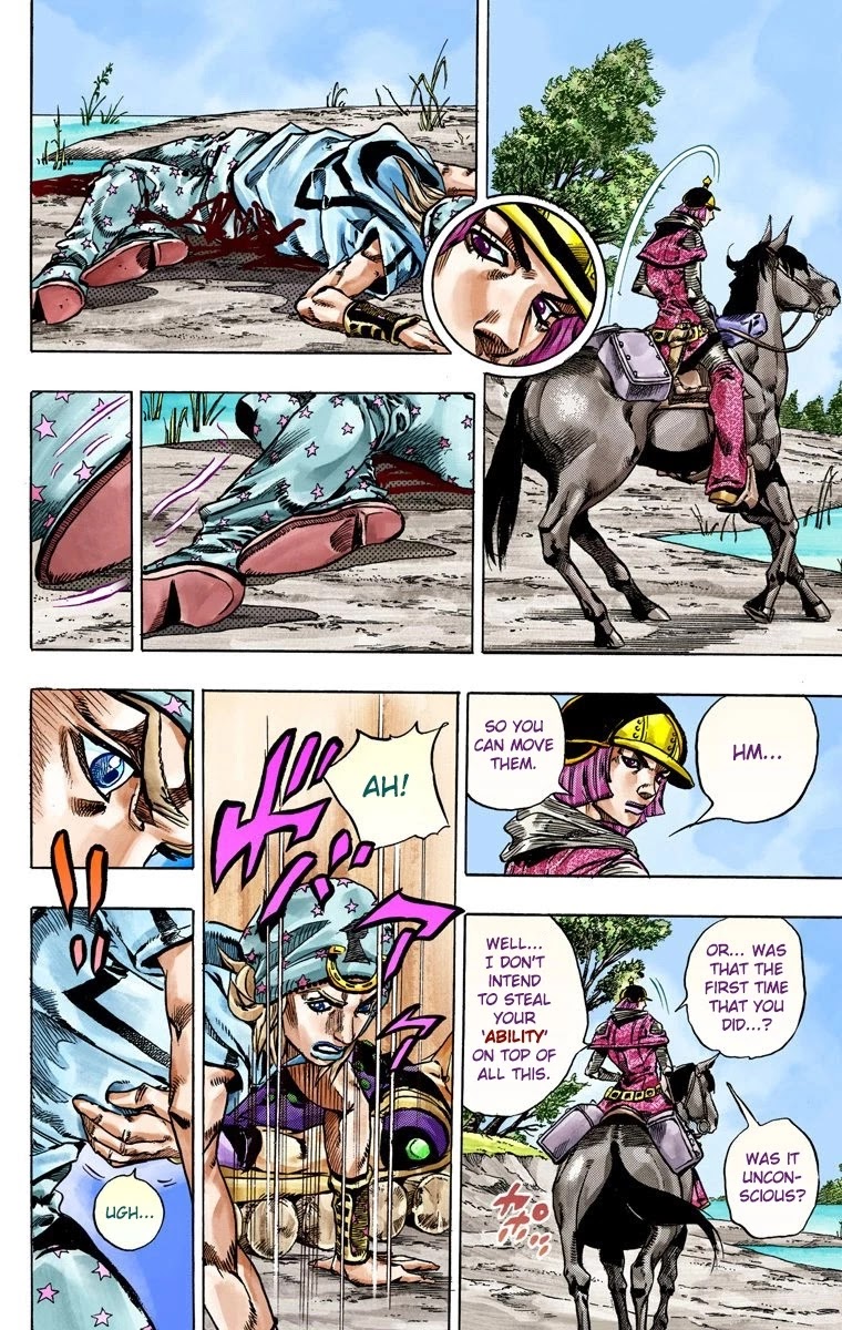 JoJo's Bizarre Adventure Part 7 - Steel Ball Run (Official Colored) chapter 44 page 49