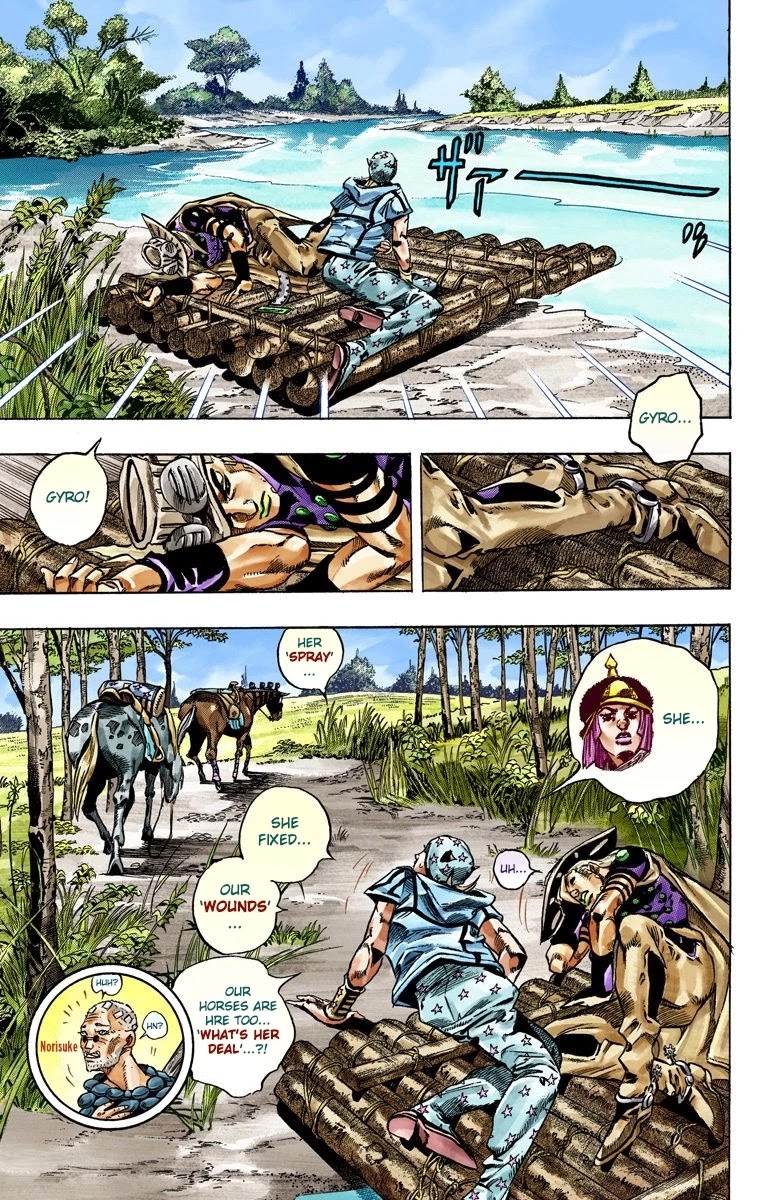 JoJo's Bizarre Adventure Part 7 - Steel Ball Run (Official Colored) chapter 44 page 50