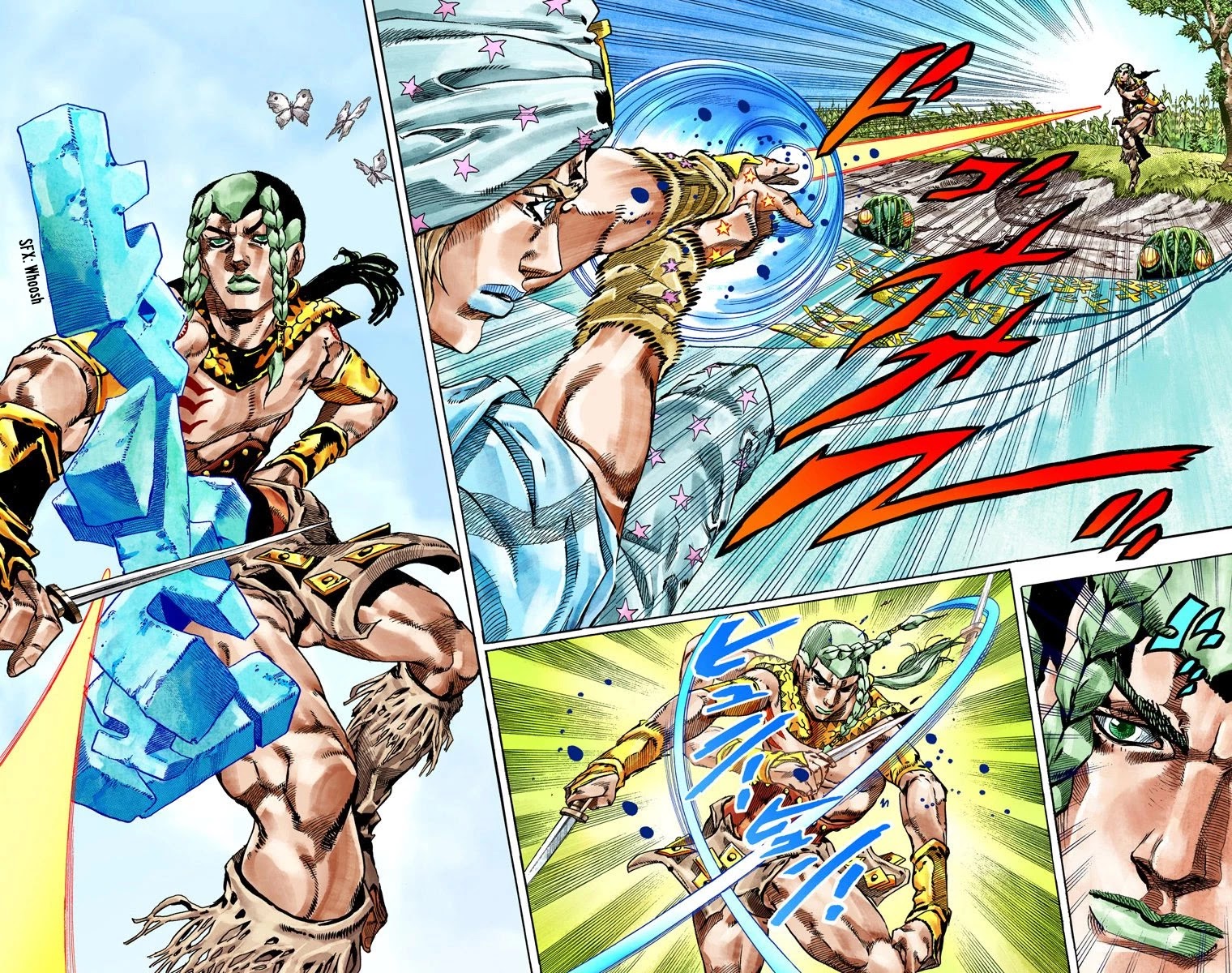 JoJo's Bizarre Adventure Part 7 - Steel Ball Run (Official Colored) chapter 44 page 8