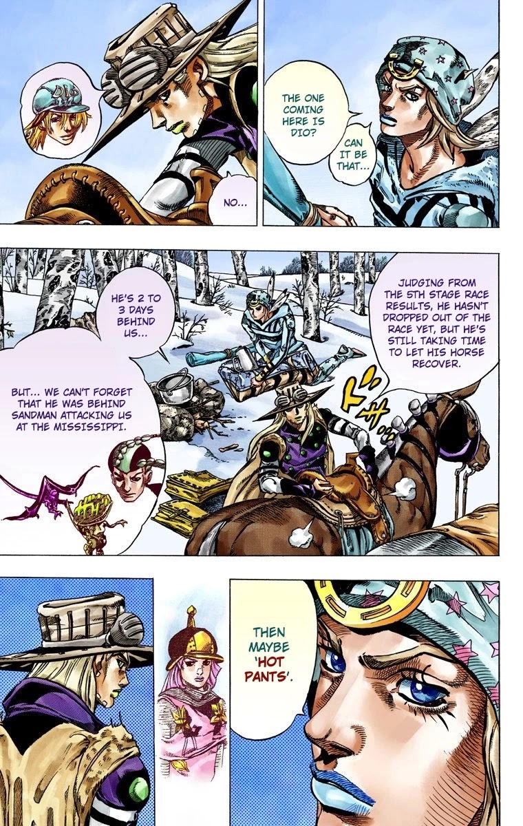JoJo's Bizarre Adventure Part 7 - Steel Ball Run (Official Colored) chapter 45 page 13