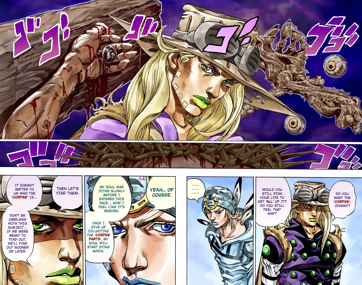 JoJo's Bizarre Adventure Part 7 - Steel Ball Run (Official Colored) chapter 45 page 16