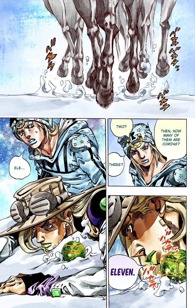 JoJo's Bizarre Adventure Part 7 - Steel Ball Run (Official Colored) chapter 45 page 18