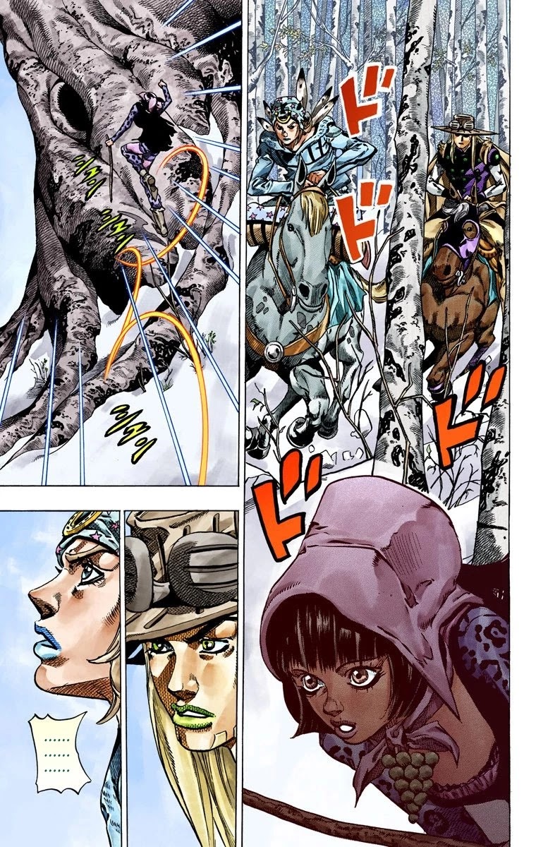 JoJo's Bizarre Adventure Part 7 - Steel Ball Run (Official Colored) chapter 45 page 23