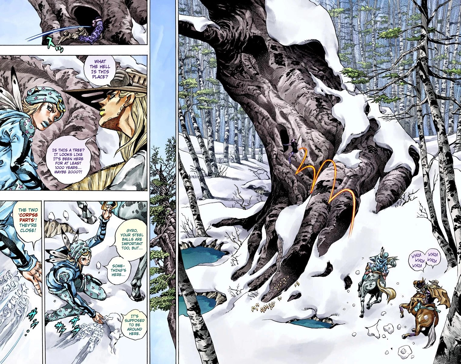 JoJo's Bizarre Adventure Part 7 - Steel Ball Run (Official Colored) chapter 45 page 24