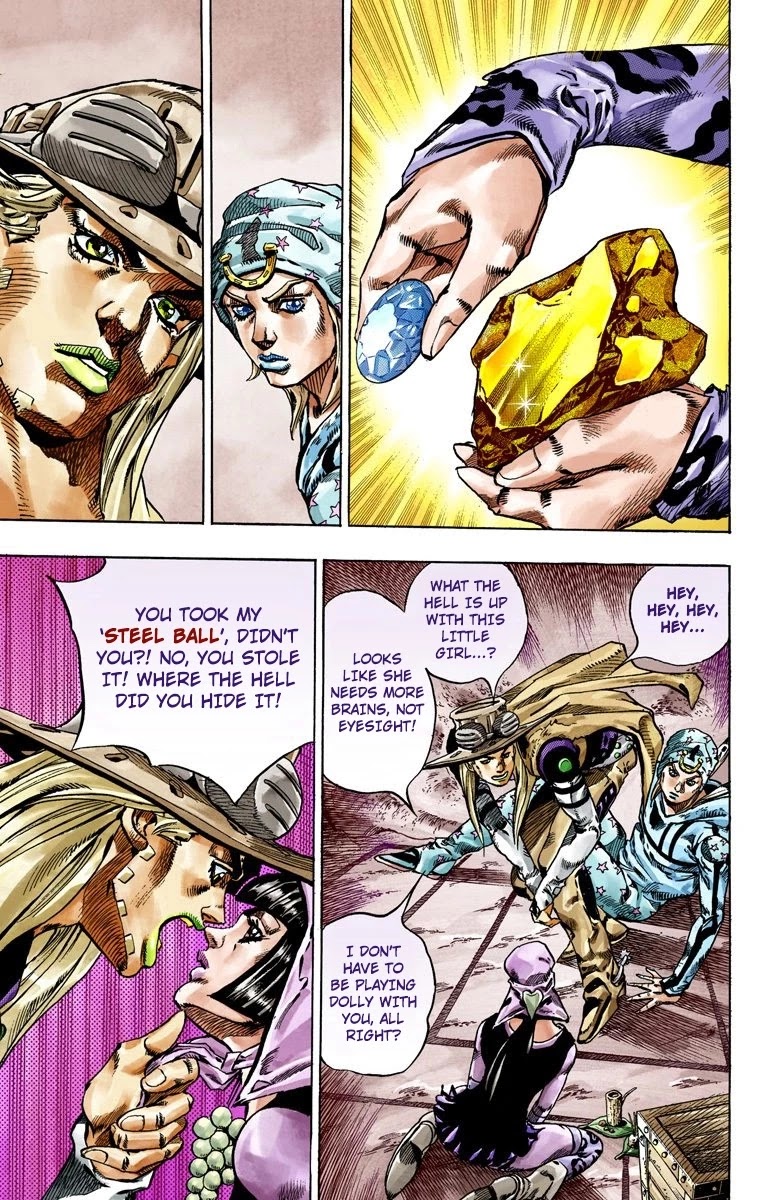JoJo's Bizarre Adventure Part 7 - Steel Ball Run (Official Colored) chapter 45 page 32