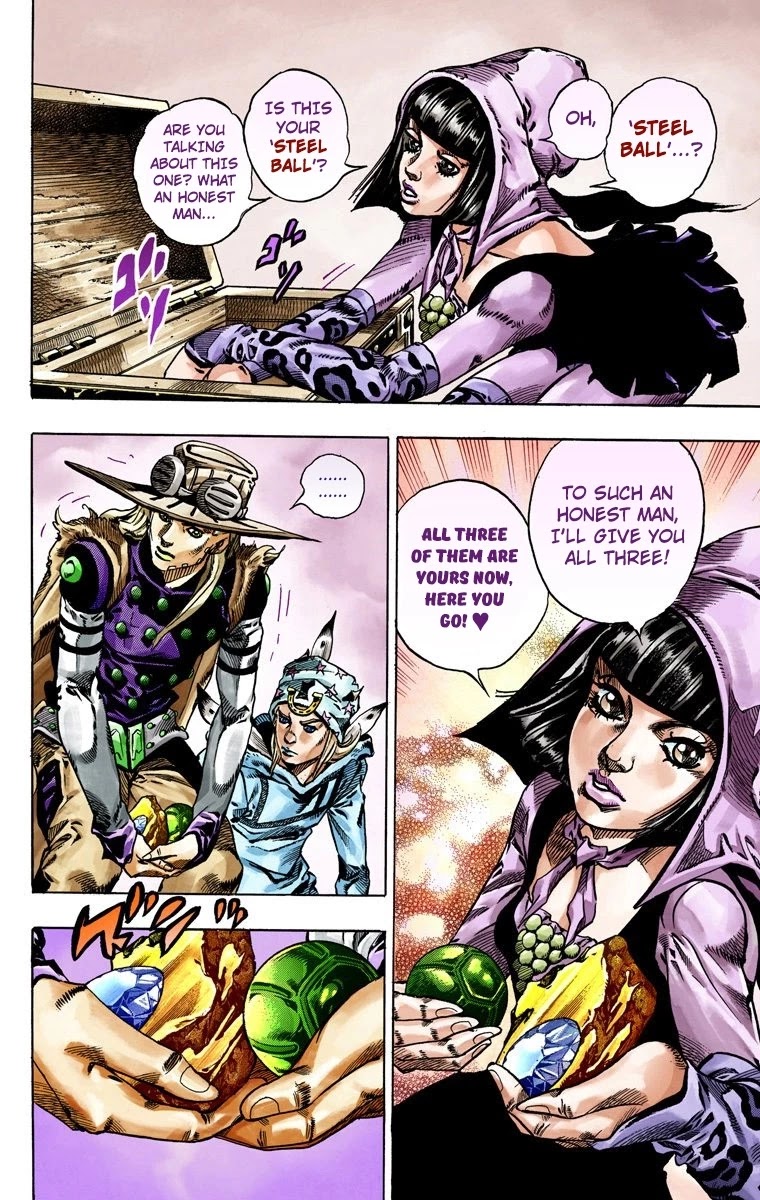 JoJo's Bizarre Adventure Part 7 - Steel Ball Run (Official Colored) chapter 45 page 33