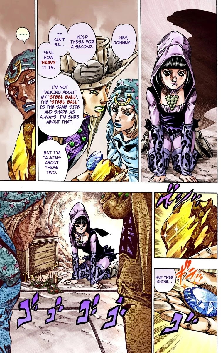 JoJo's Bizarre Adventure Part 7 - Steel Ball Run (Official Colored) chapter 45 page 34