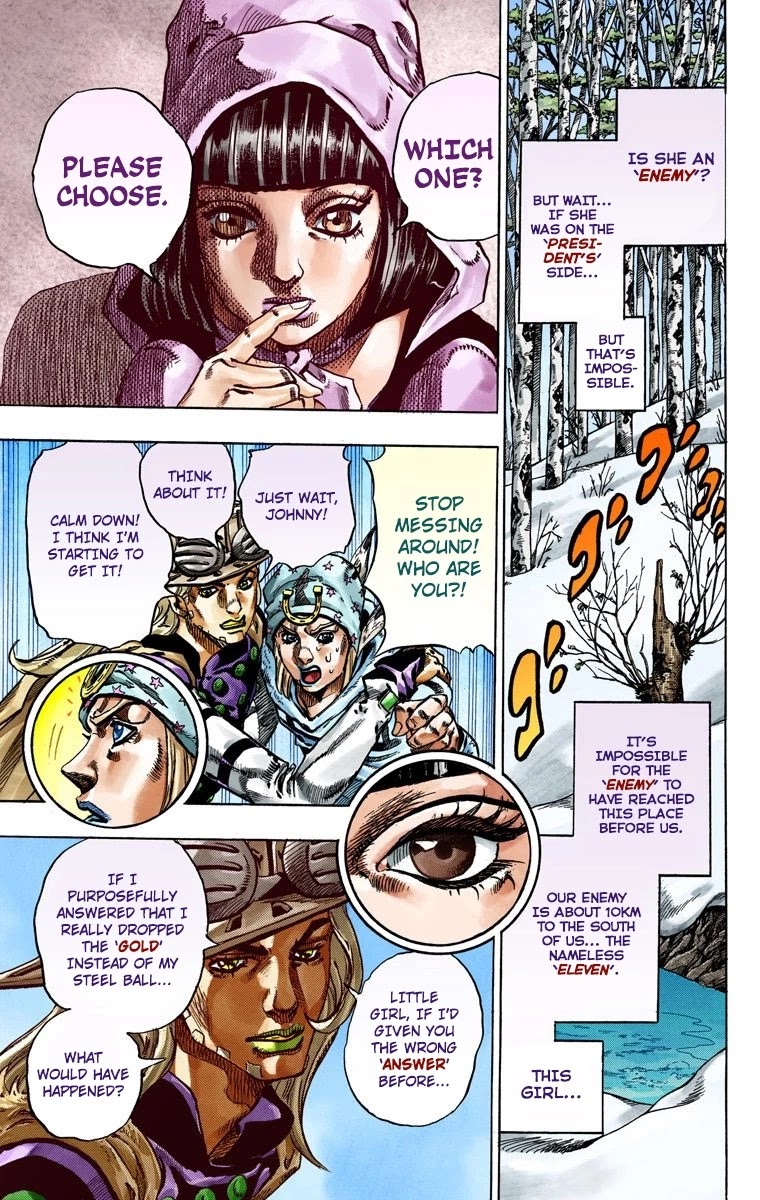 JoJo's Bizarre Adventure Part 7 - Steel Ball Run (Official Colored) chapter 45 page 42