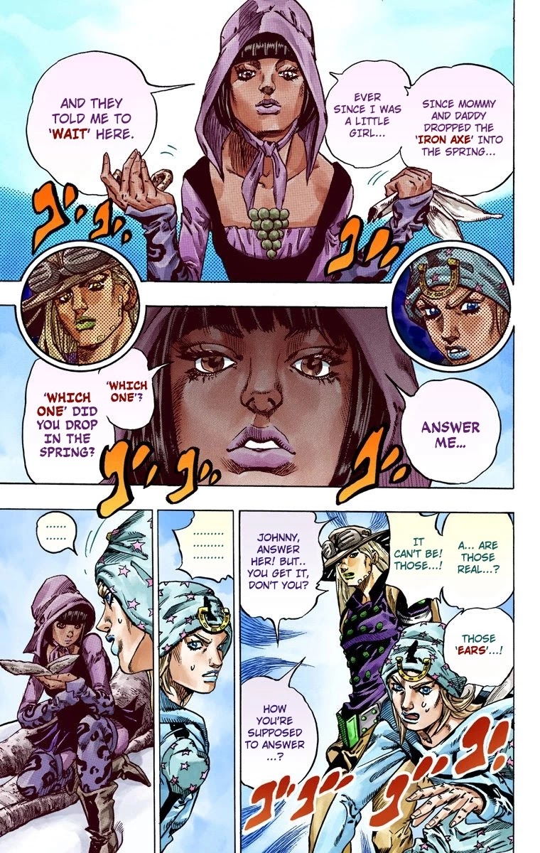 JoJo's Bizarre Adventure Part 7 - Steel Ball Run (Official Colored) chapter 45 page 50