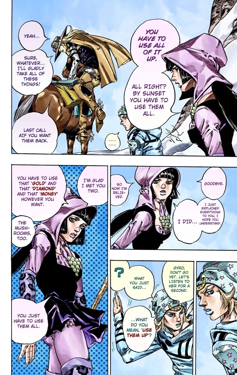 JoJo's Bizarre Adventure Part 7 - Steel Ball Run (Official Colored) chapter 45 page 53
