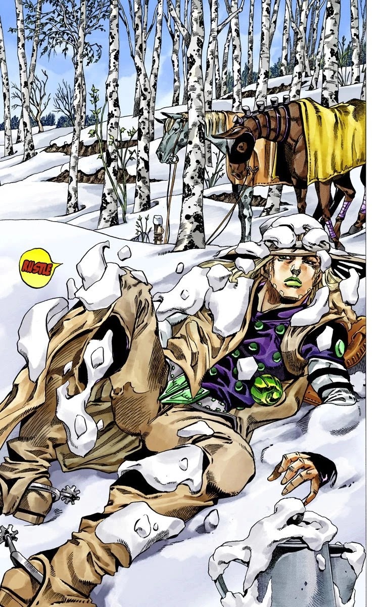 JoJo's Bizarre Adventure Part 7 - Steel Ball Run (Official Colored) chapter 45 page 8